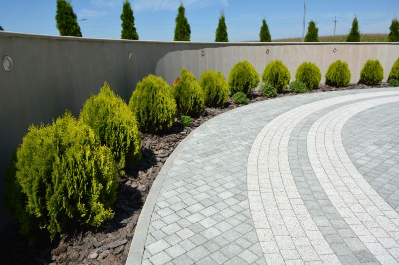 Elegant paver pathway